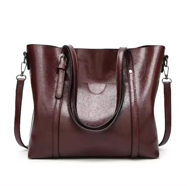 Sylvia™ | Sleek Leather Shoulder Bag
