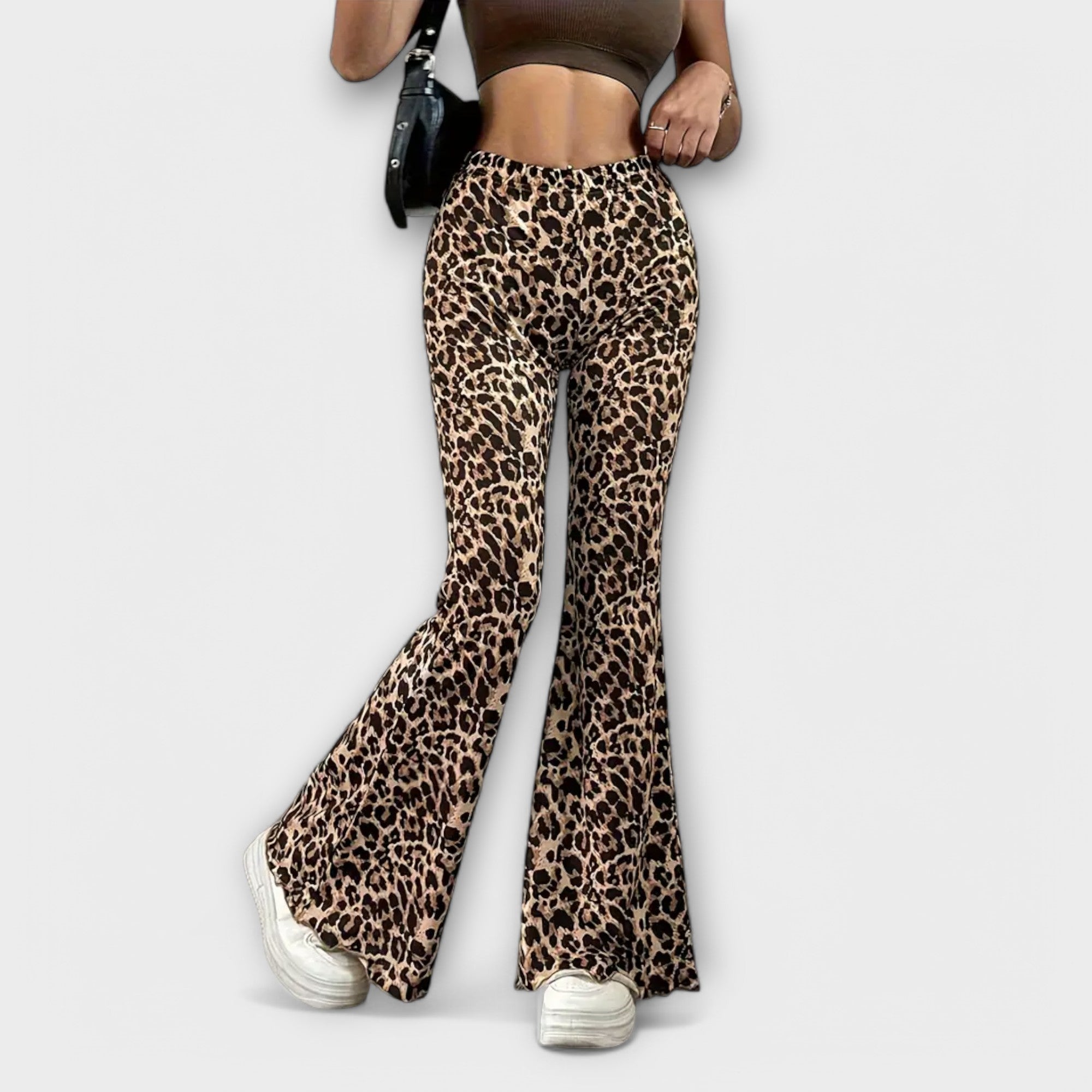 Sylvia™ Leopard Bootcut Trousers