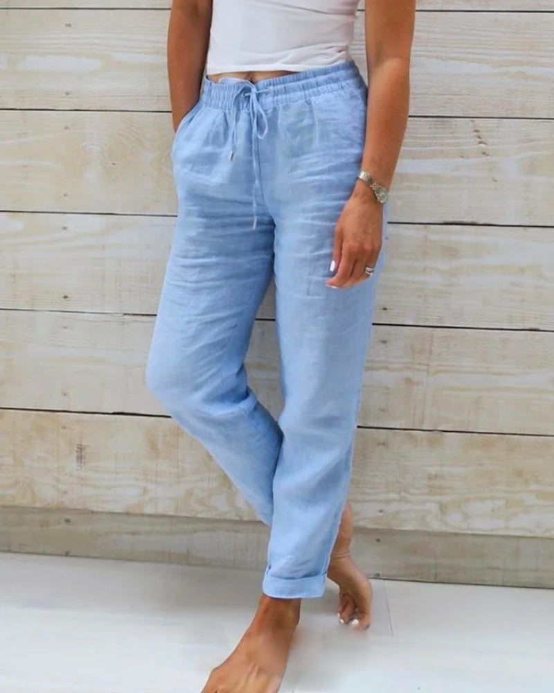 Sylvia™ – Relaxed Drawstring Trousers