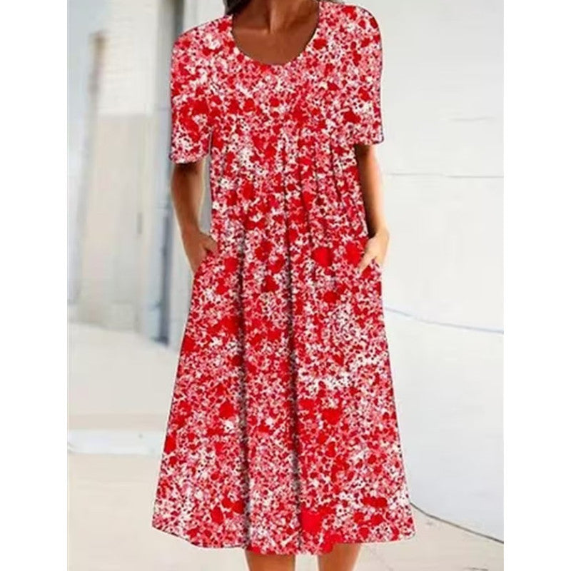 Sylvia™ – Relaxed Floral Pocket Dress