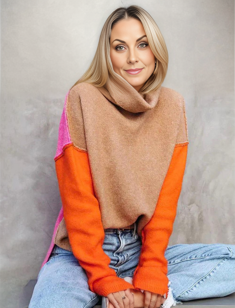 Sylvia™ – Relaxed Turtleneck Jumper