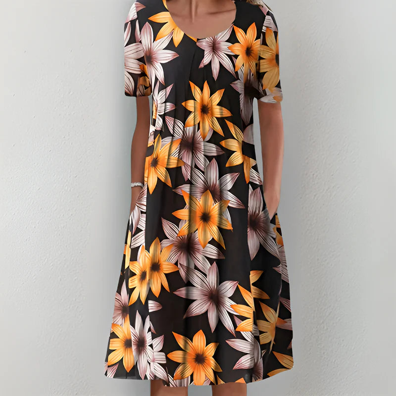 Sylvia™ Floral Midi Dress