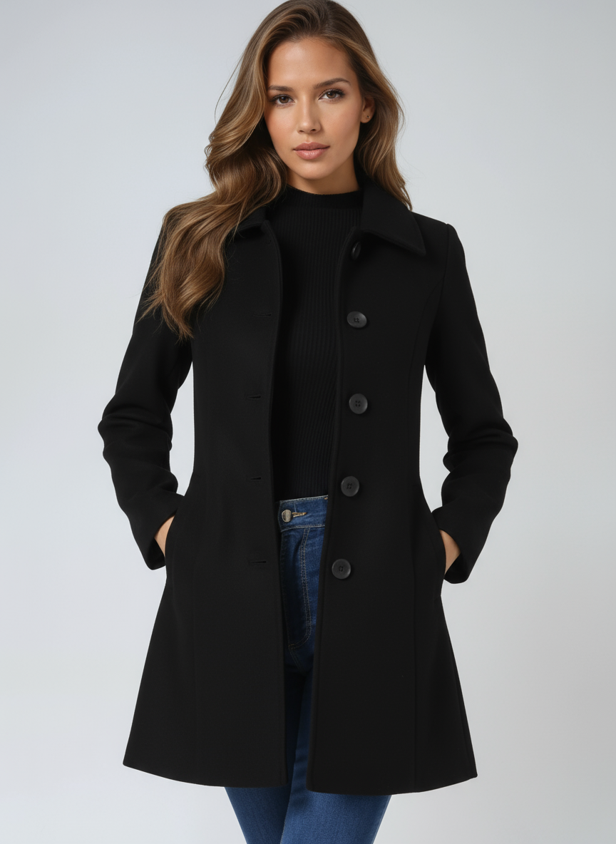 Sylvia™ | Women's Single Breasted Winter Trench Coat