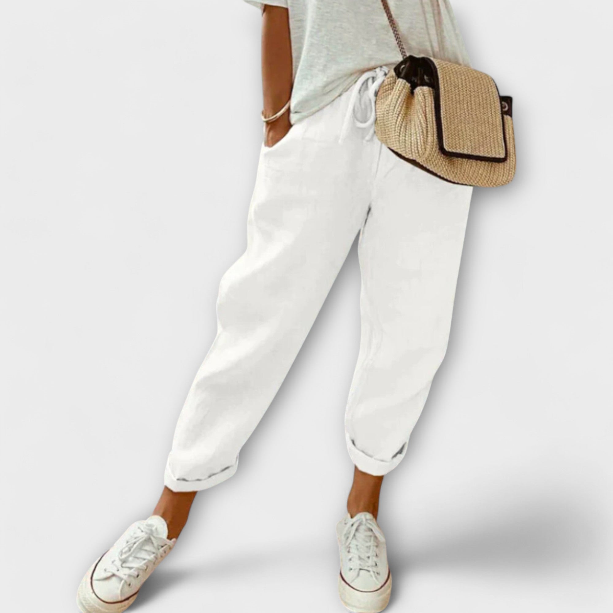 Sylvia™ - Fashionable and Casual Linen Trousers