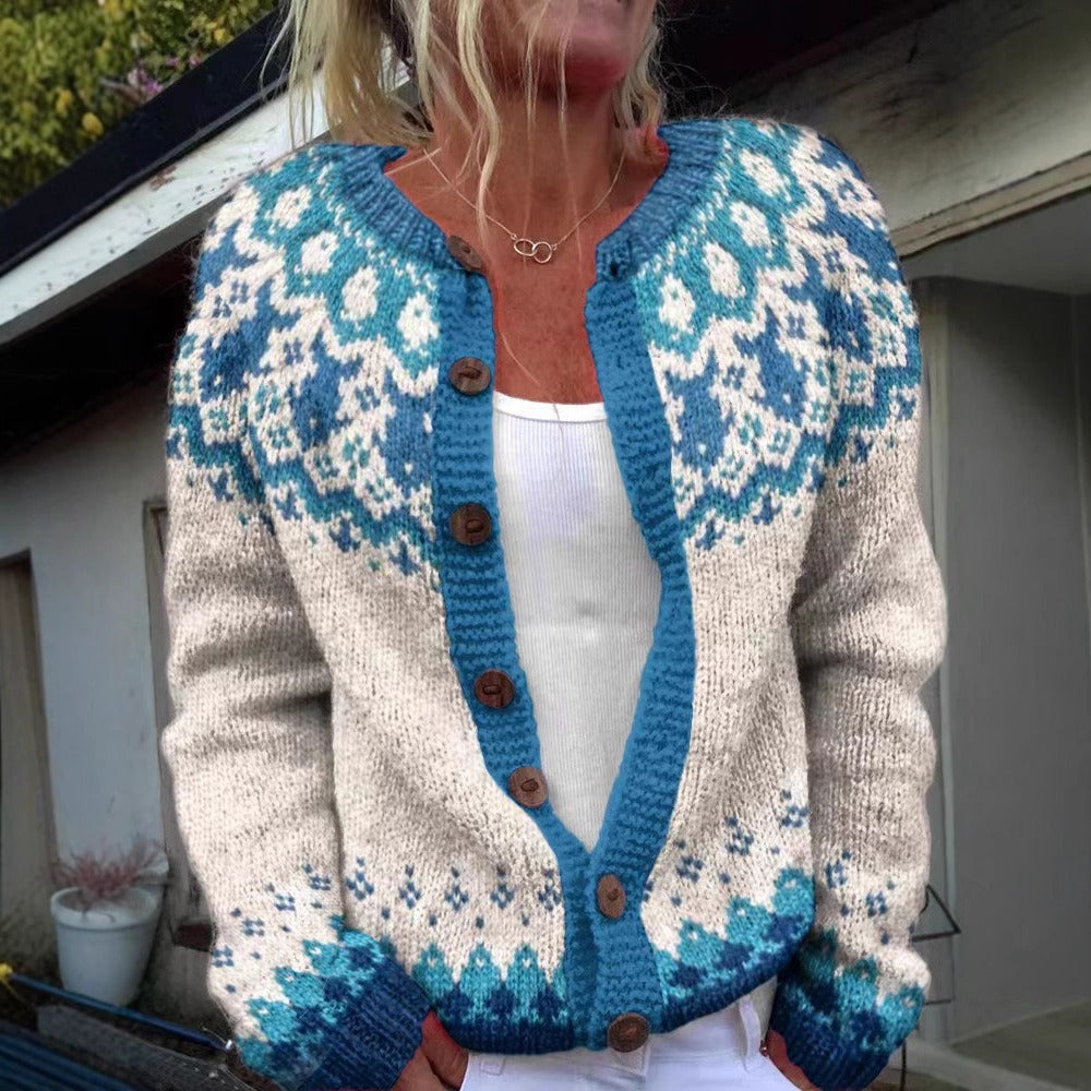 Sylvia™ | Vintage Icelandic Handcrafted Cardigan