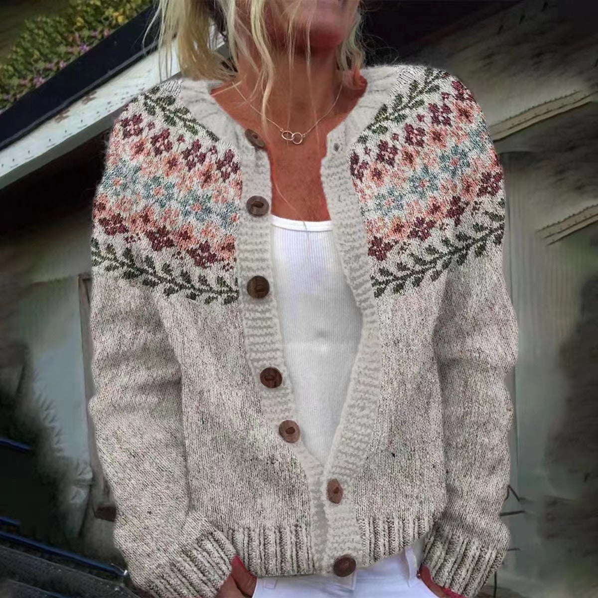 Sylvia™ | Vintage Icelandic Cardigan