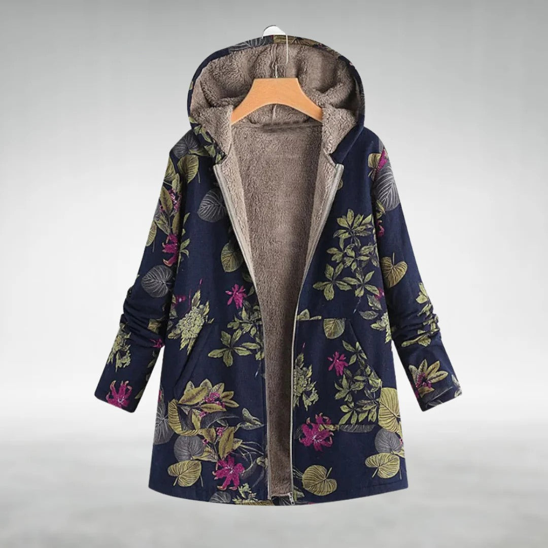 Sylvia™ | floral fleece jacket