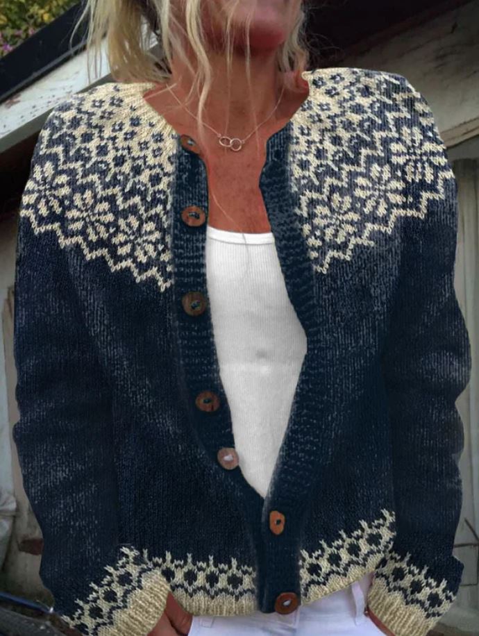 Sylvia™ | Vintage Knitted Cardigan