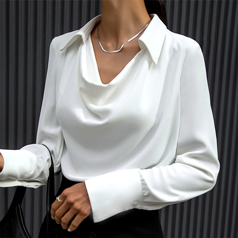 Sylvia™ | Luxe Silk Blouse for Women