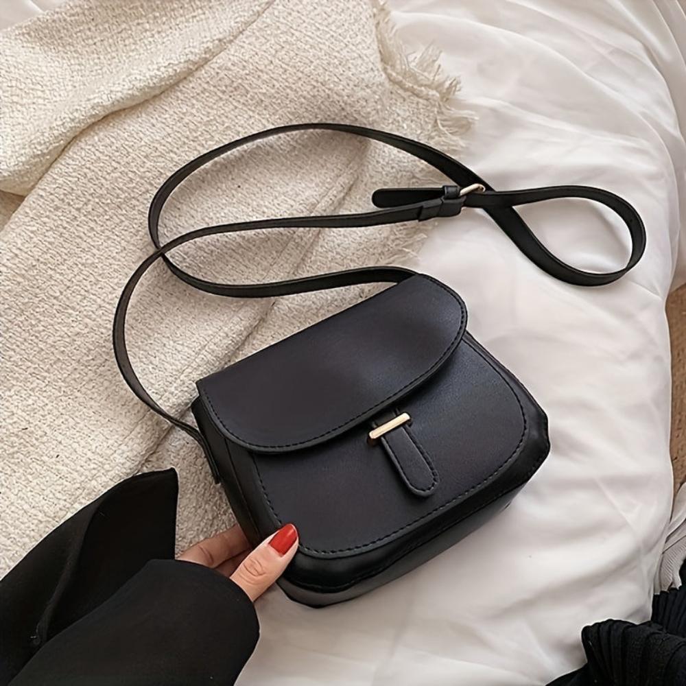 Sylvia™ | Retro Saddle Crossbody Bag