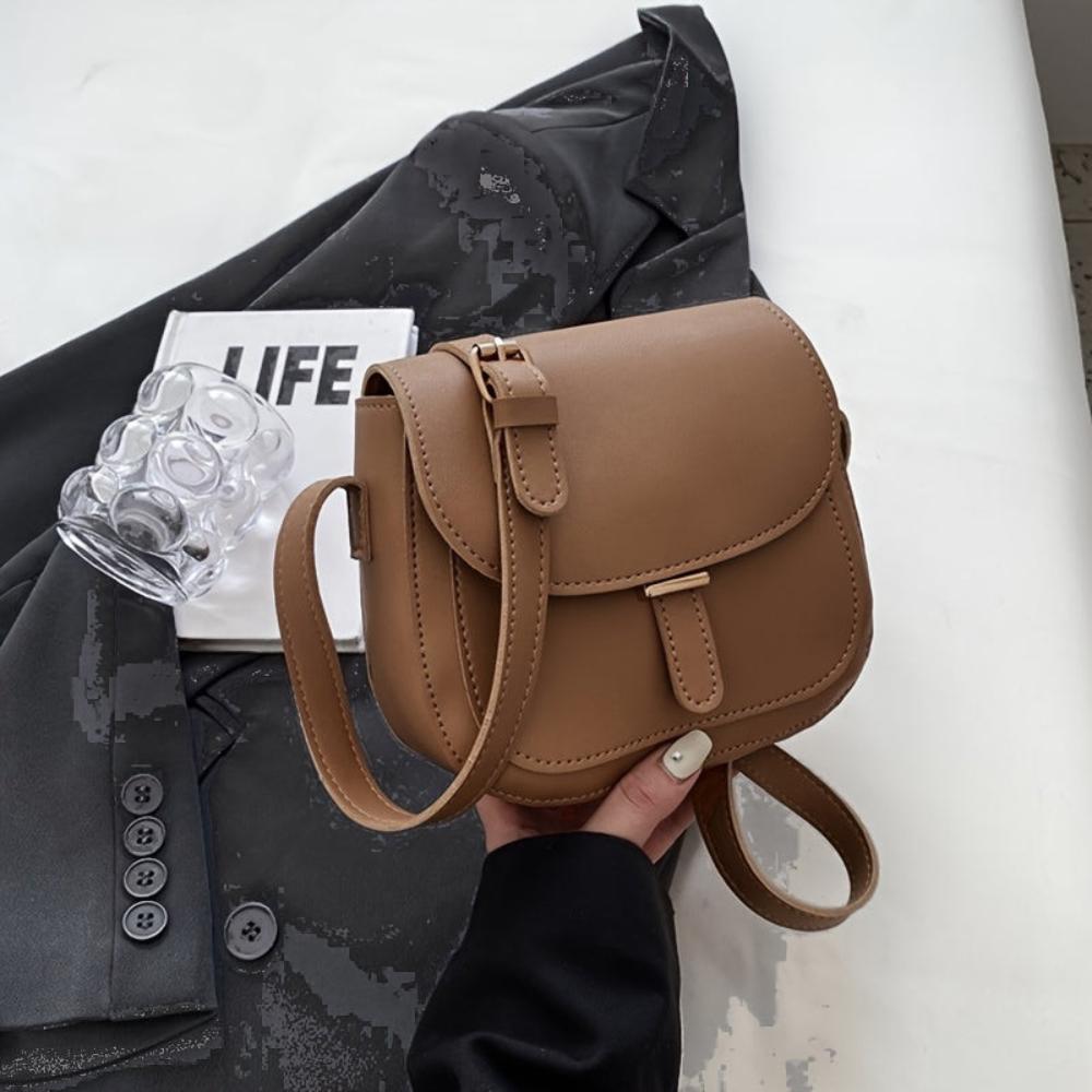 Sylvia™ | Retro Saddle Crossbody Bag