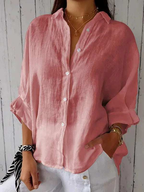 Sylvia™ – Relaxed Button-Up Shirt