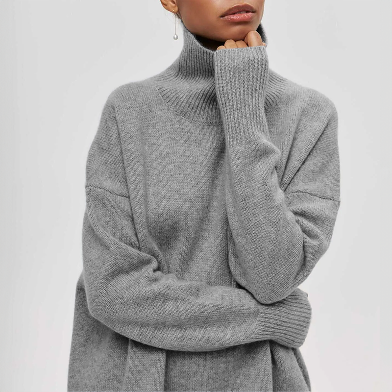 Sylvia™ - Knitted turtleneck Jumper