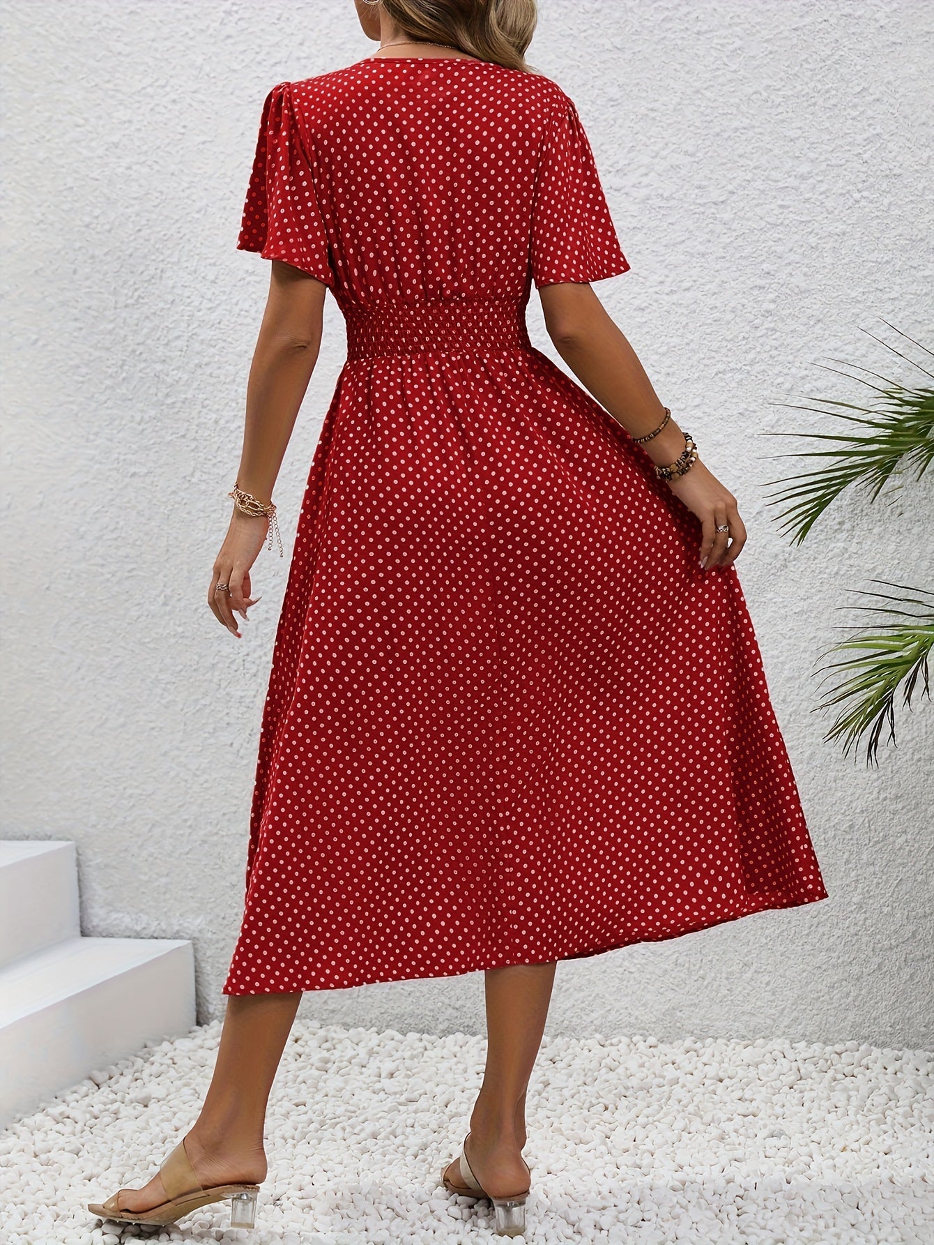 Sylvia™ – Polka Dotti Midi Dress