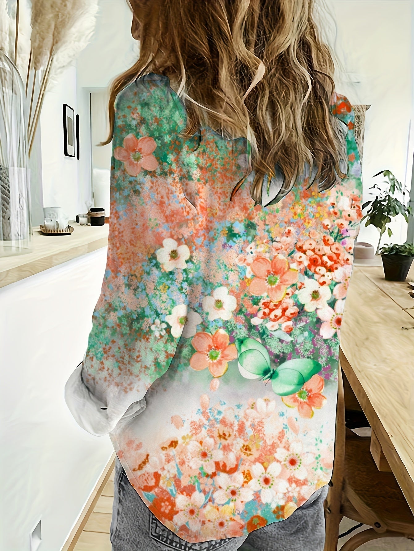 Sylvia™ – Floral Print Lightweight Shirt