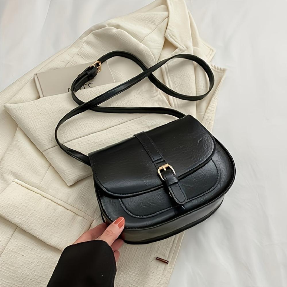 Sylvia™ | Classic Saddle Crossbody Bag