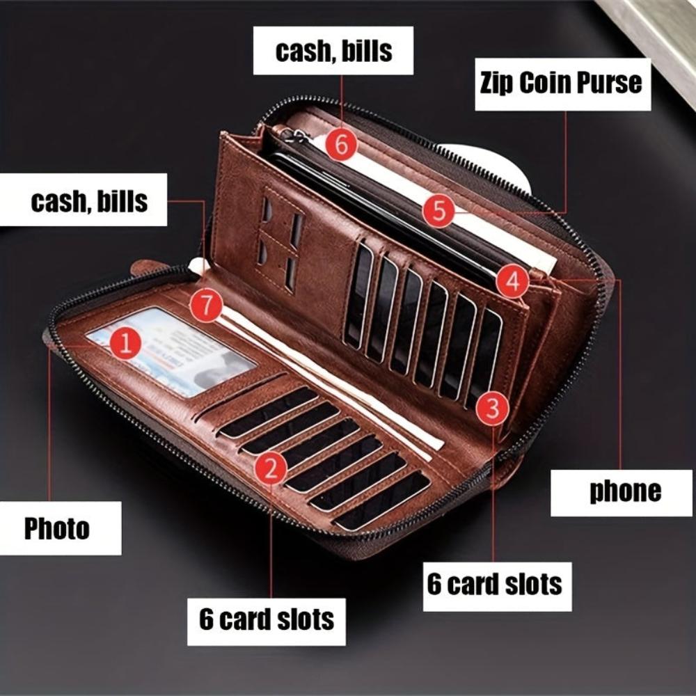 Sylvia™ | RFID Zip Clutch