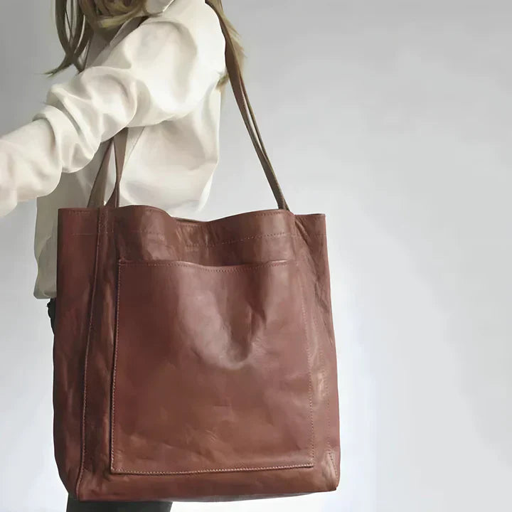 Sylvia™ | Classic Leather Tote