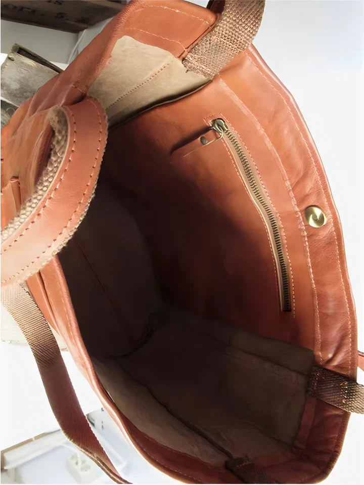Sylvia™ | Classic Leather Tote