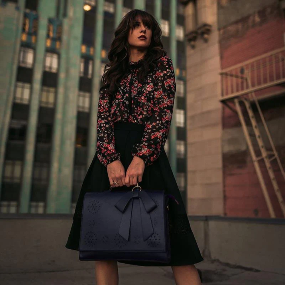 Sylvia™ | Elegant Bow-Tie Satchel