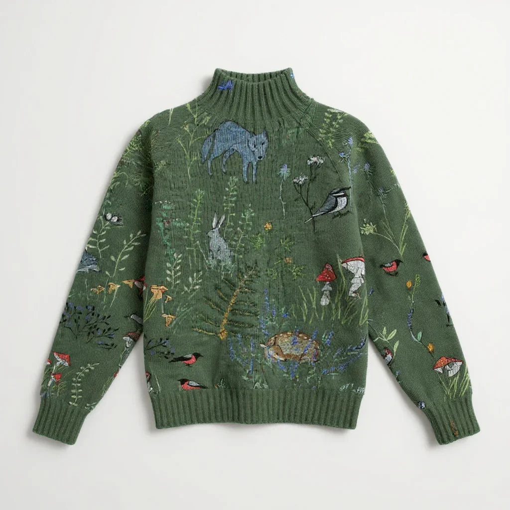 Sylvia™ | Cozy Forest Sweater