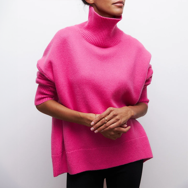 Sylvia™ - Knitted turtleneck Jumper