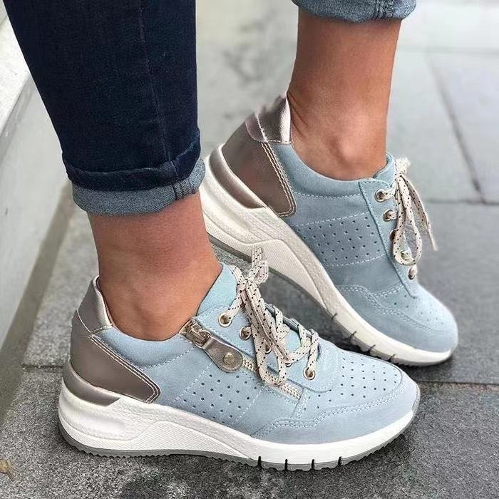 Sylvia™ – Lace-Up Cushioned Trainers