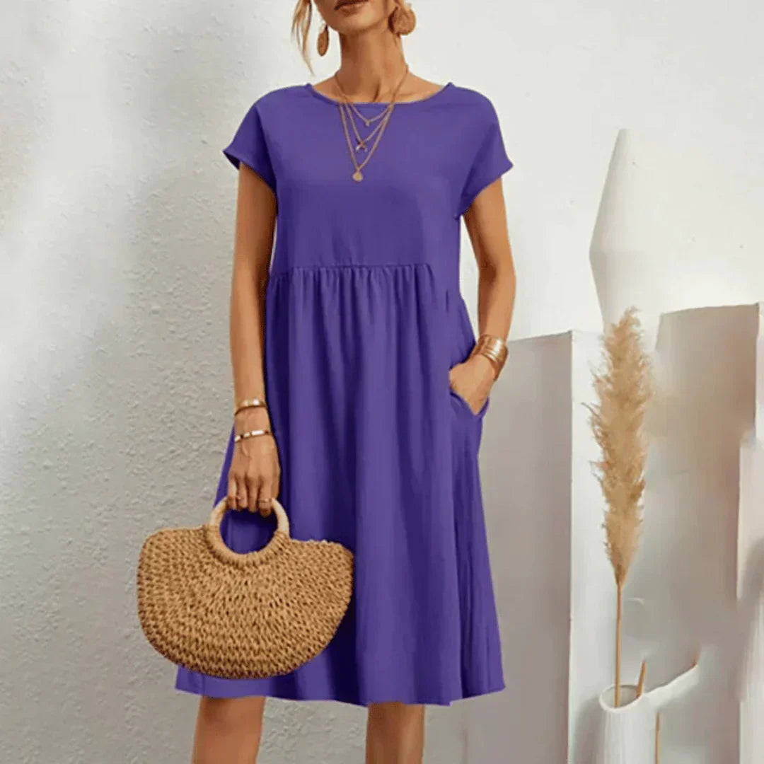Sylvia™ – Elegant Midi Dress