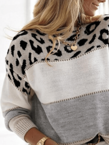 Sylvia™ - Leopard Print Sweater