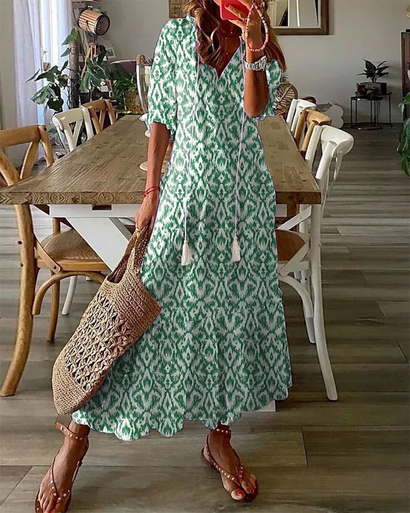 Sylvia™  – Bohemian Maxi Dress