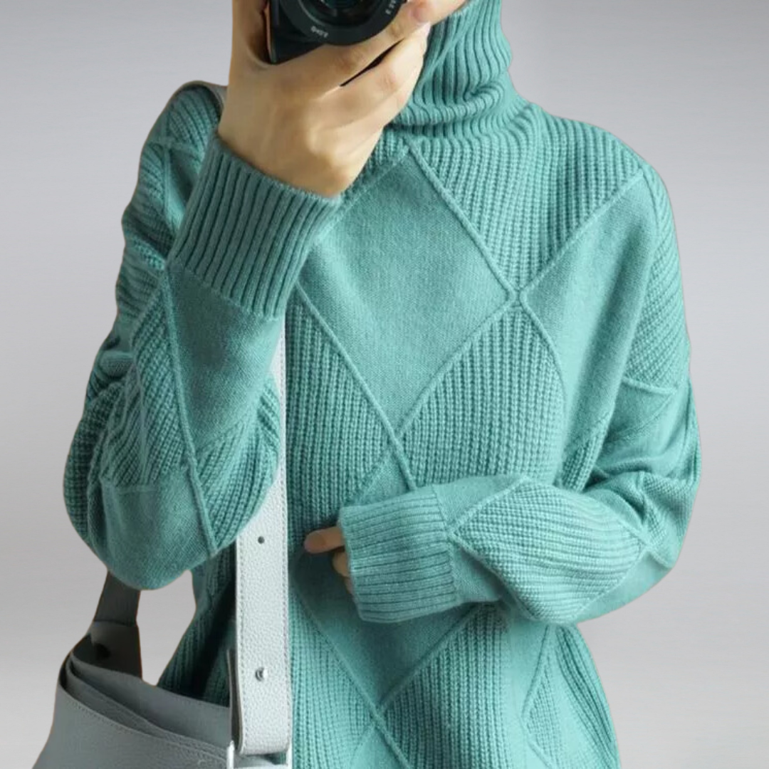Sylvia™ - Couture Turtleneck Jumper