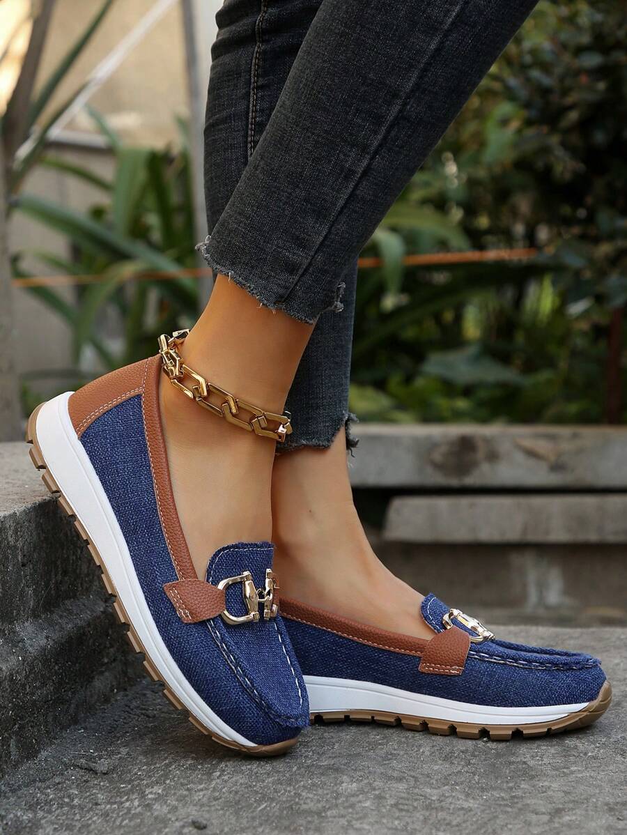 Sylvia™ – Buckle Detail Loafers