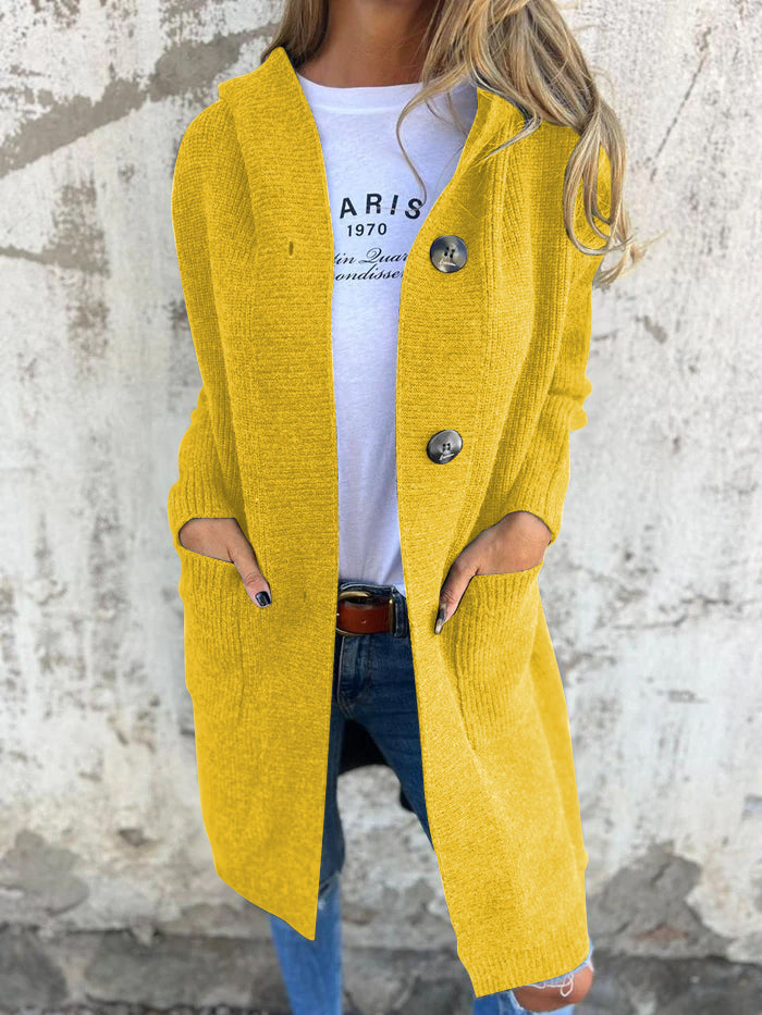 Sylvia™ | Long Buttoned Cardigan