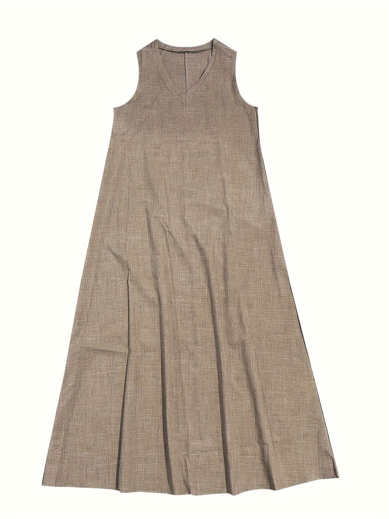 Sylvia™ – Sleeveless Textured Maxi Dress