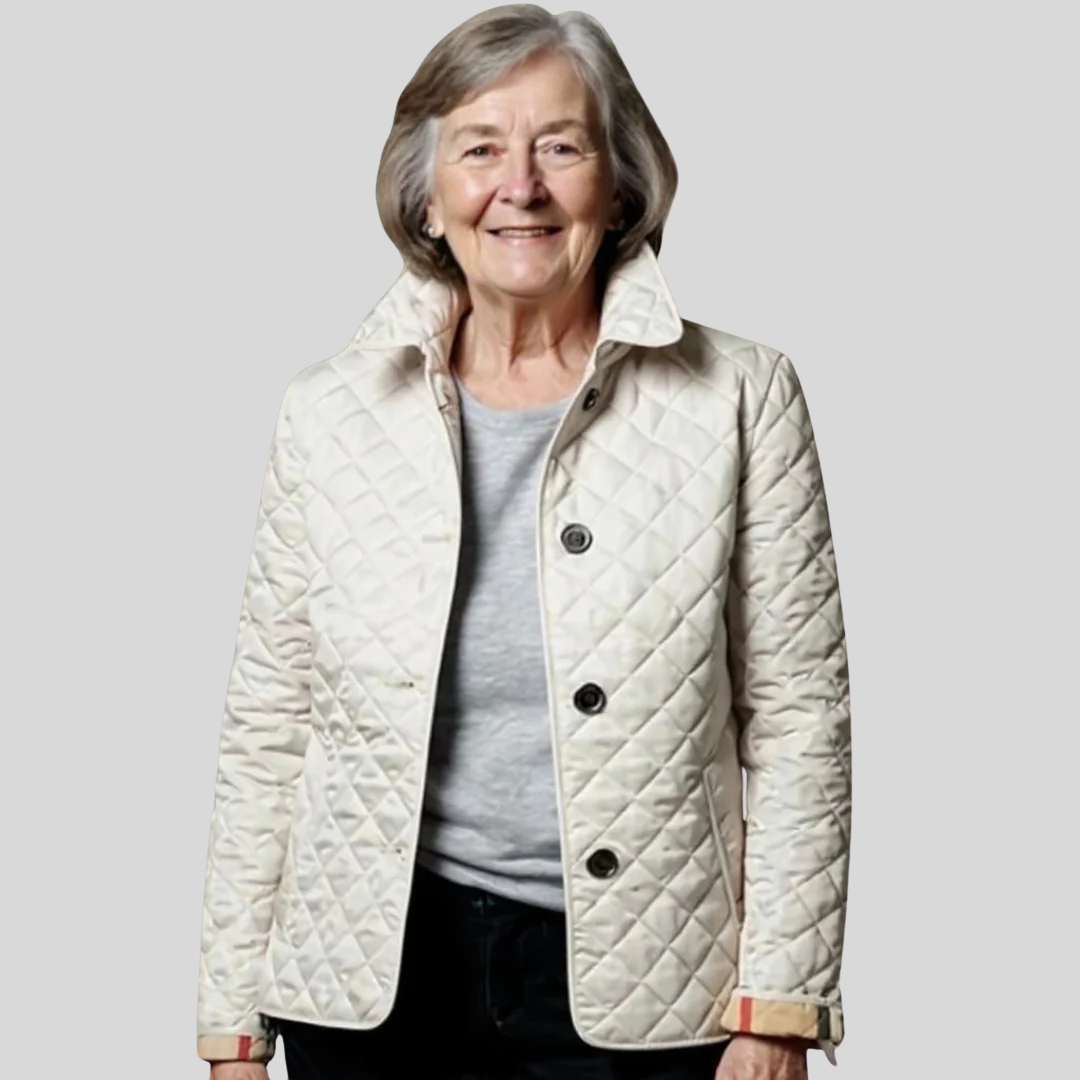 Sylvia™ | Quilted Jacket with Turned-Down Collar