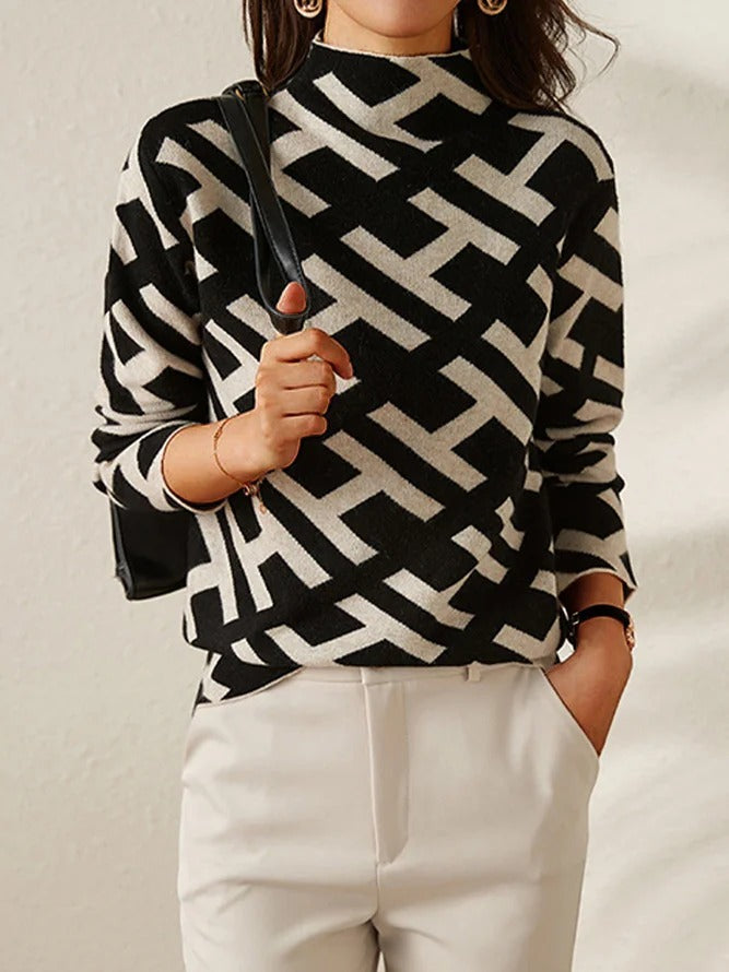Sylvia™ - Elegant Turtleneck Jumper