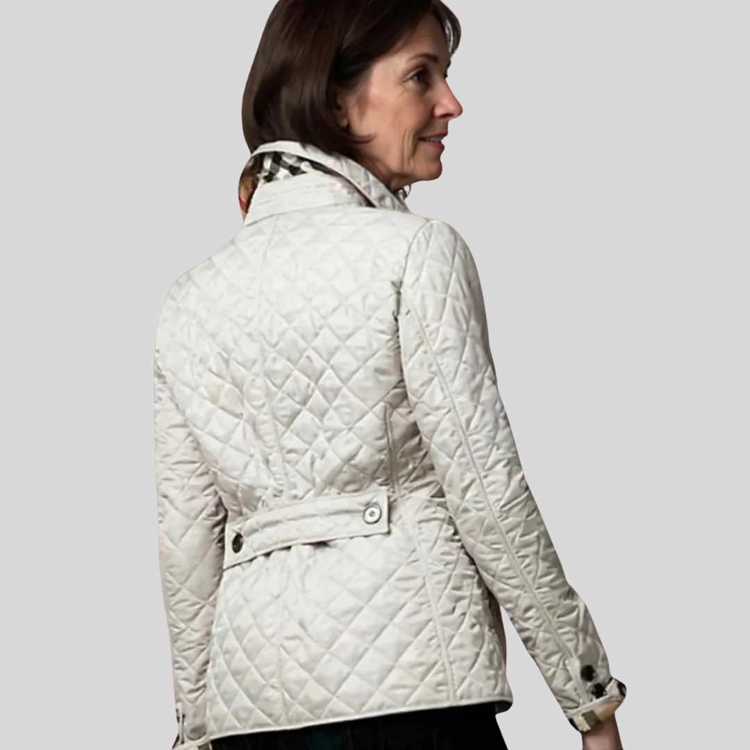 Sylvia™ | Quilted Jacket with Turned-Down Collar