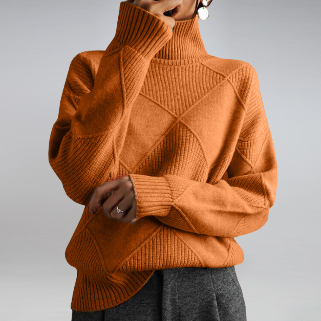 Sylvia™ - Couture Turtleneck Jumper