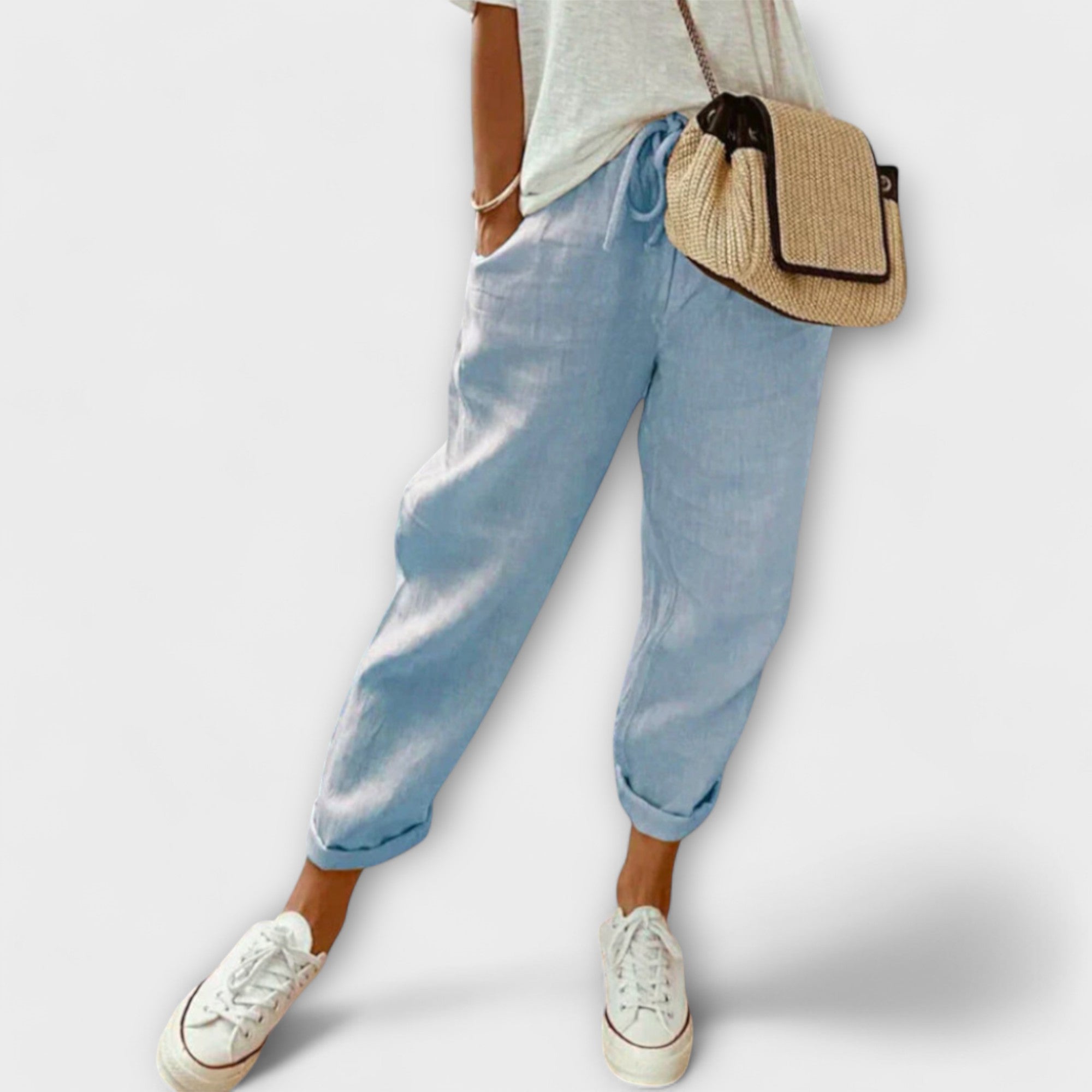 Sylvia™ - Fashionable and Casual Linen Trousers
