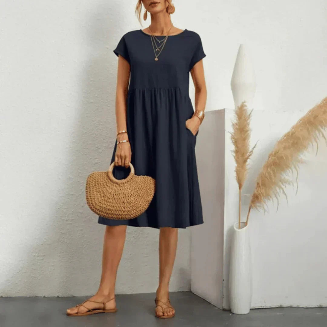 Sylvia™ – Elegant Midi Dress
