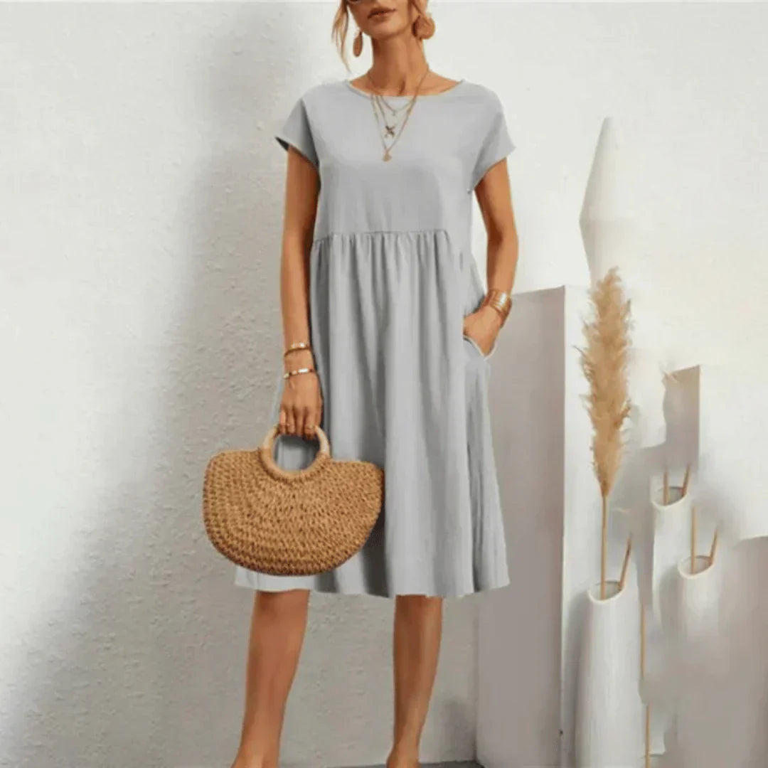 Sylvia™ – Elegant Midi Dress