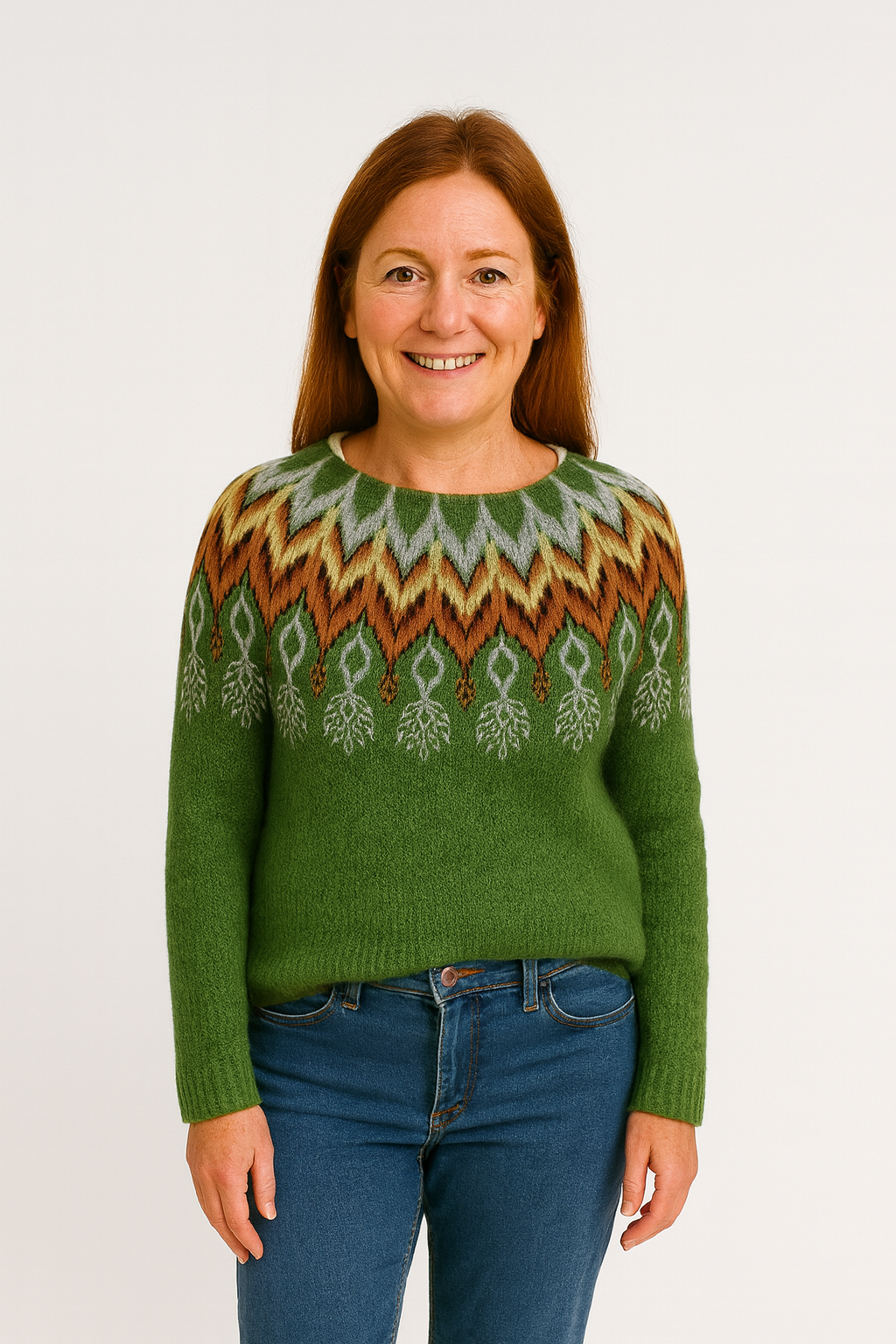 Sylvia™ | Vintage Icelandic Ice Knit Sweater