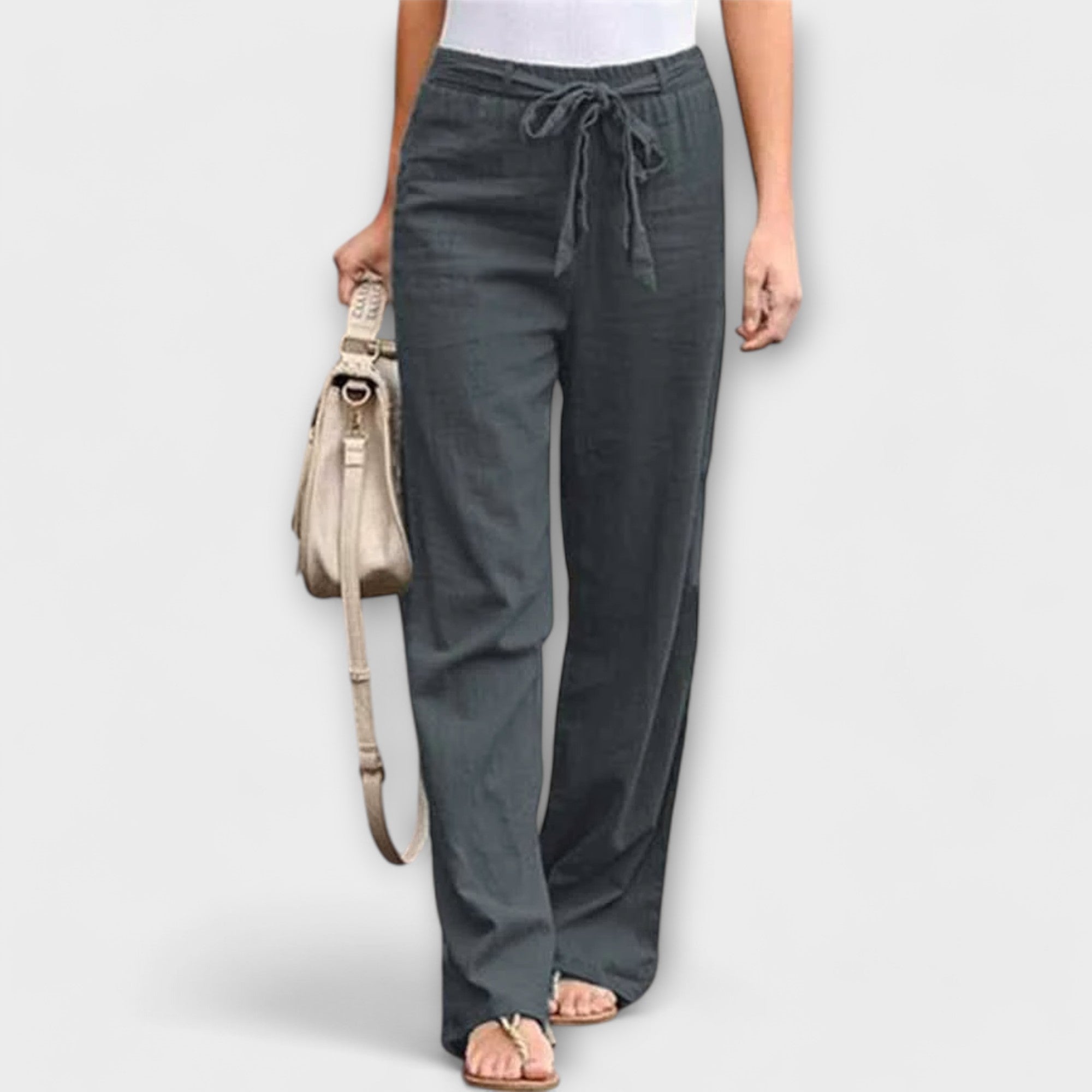 Sylvia™ - Lightweight Linen Trousers