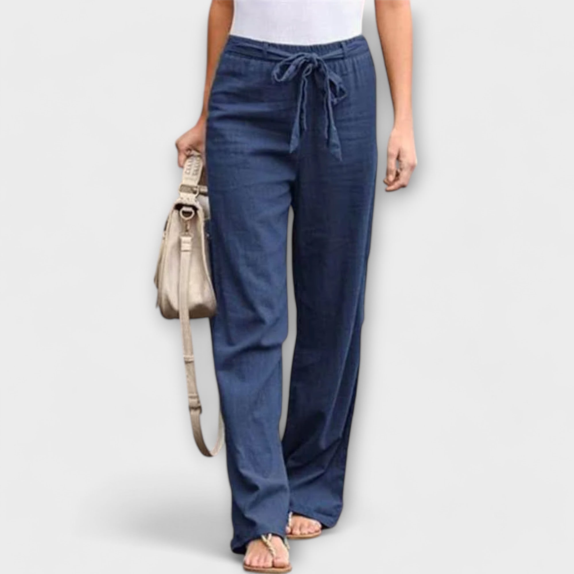 Sylvia™ - Lightweight Linen Trousers