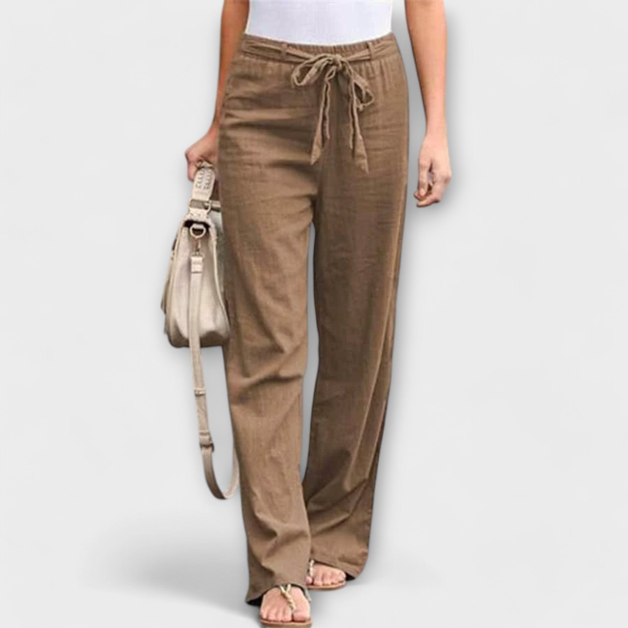Sylvia™ - Lightweight Linen Trousers