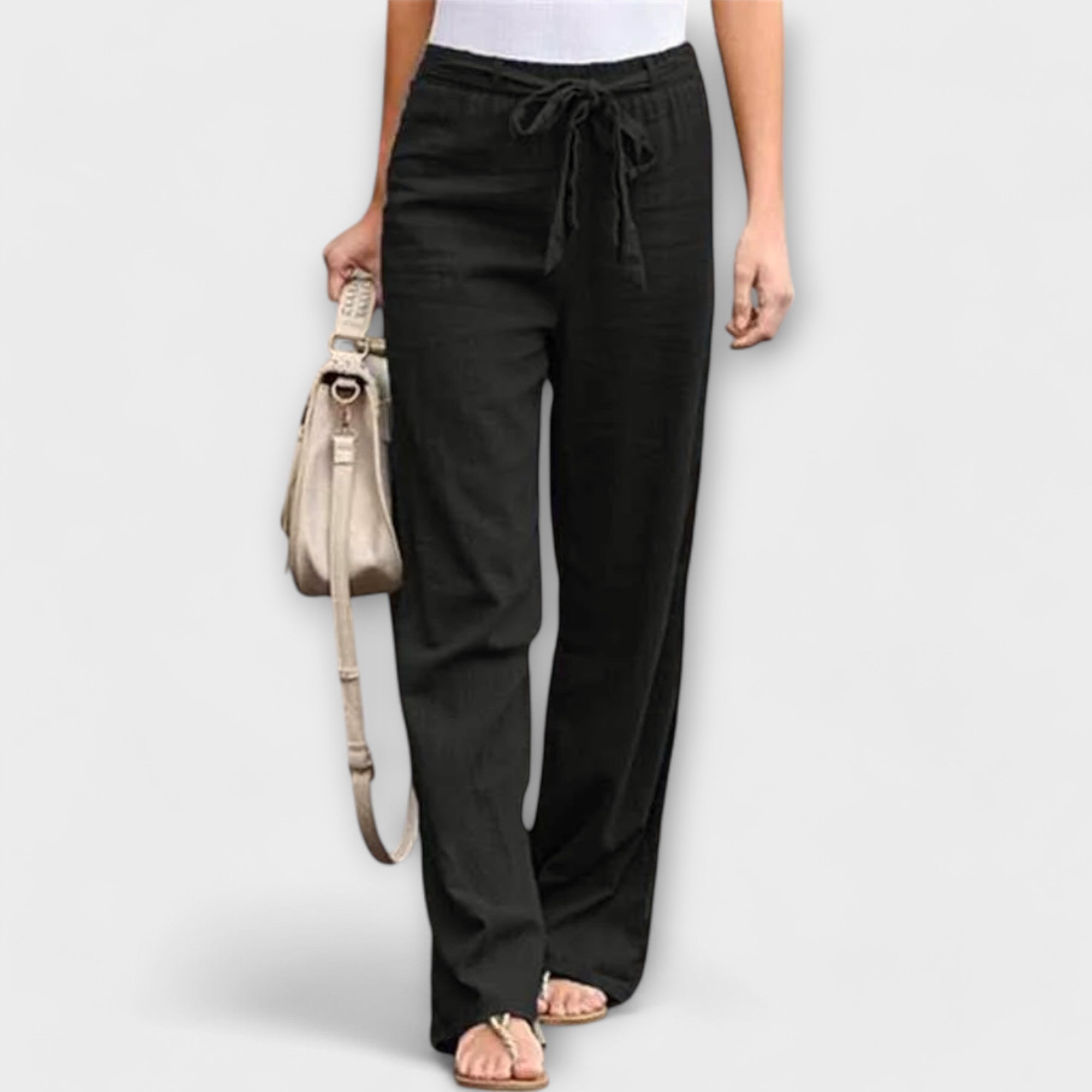 Sylvia™ - Lightweight Linen Trousers