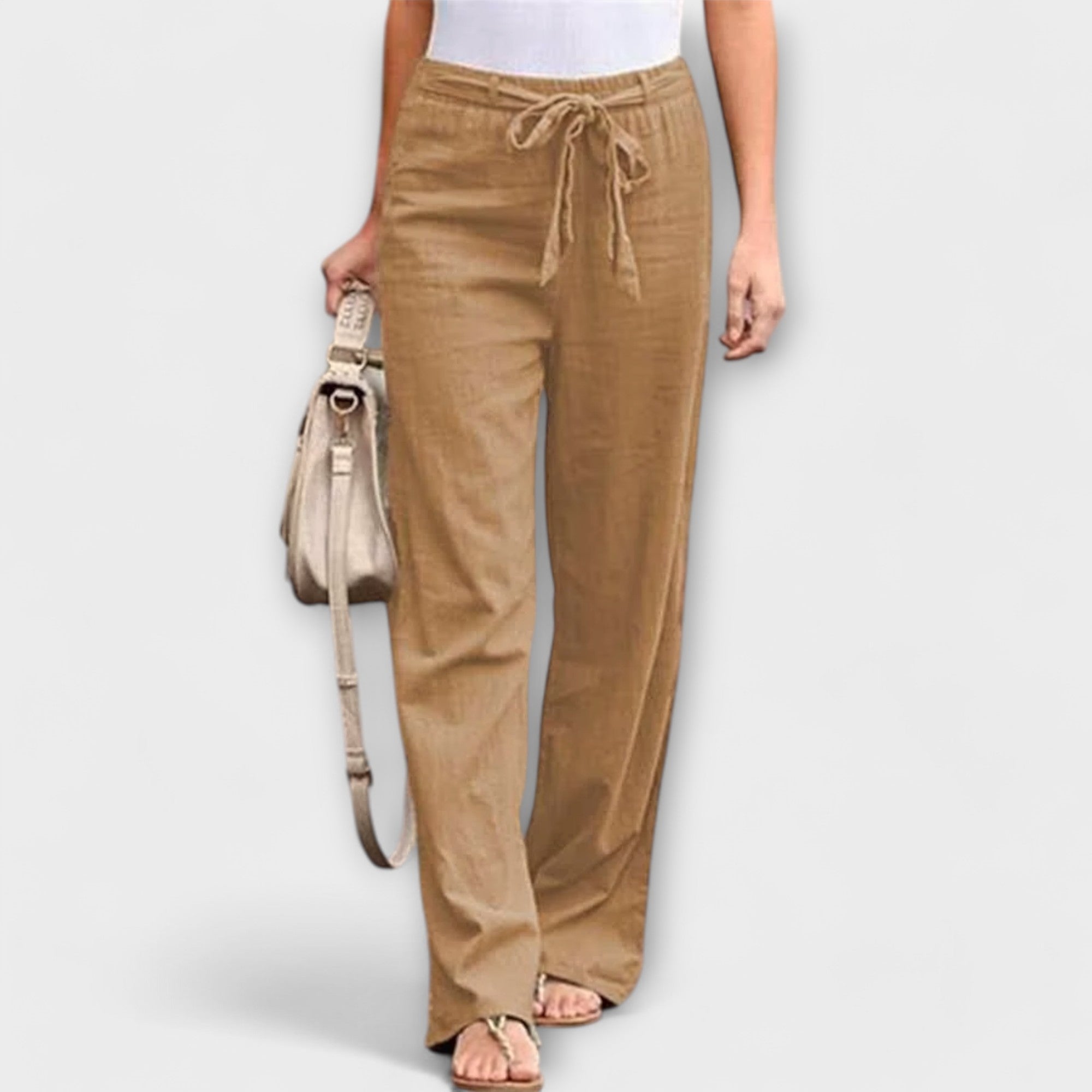 Sylvia™ - Lightweight Linen Trousers