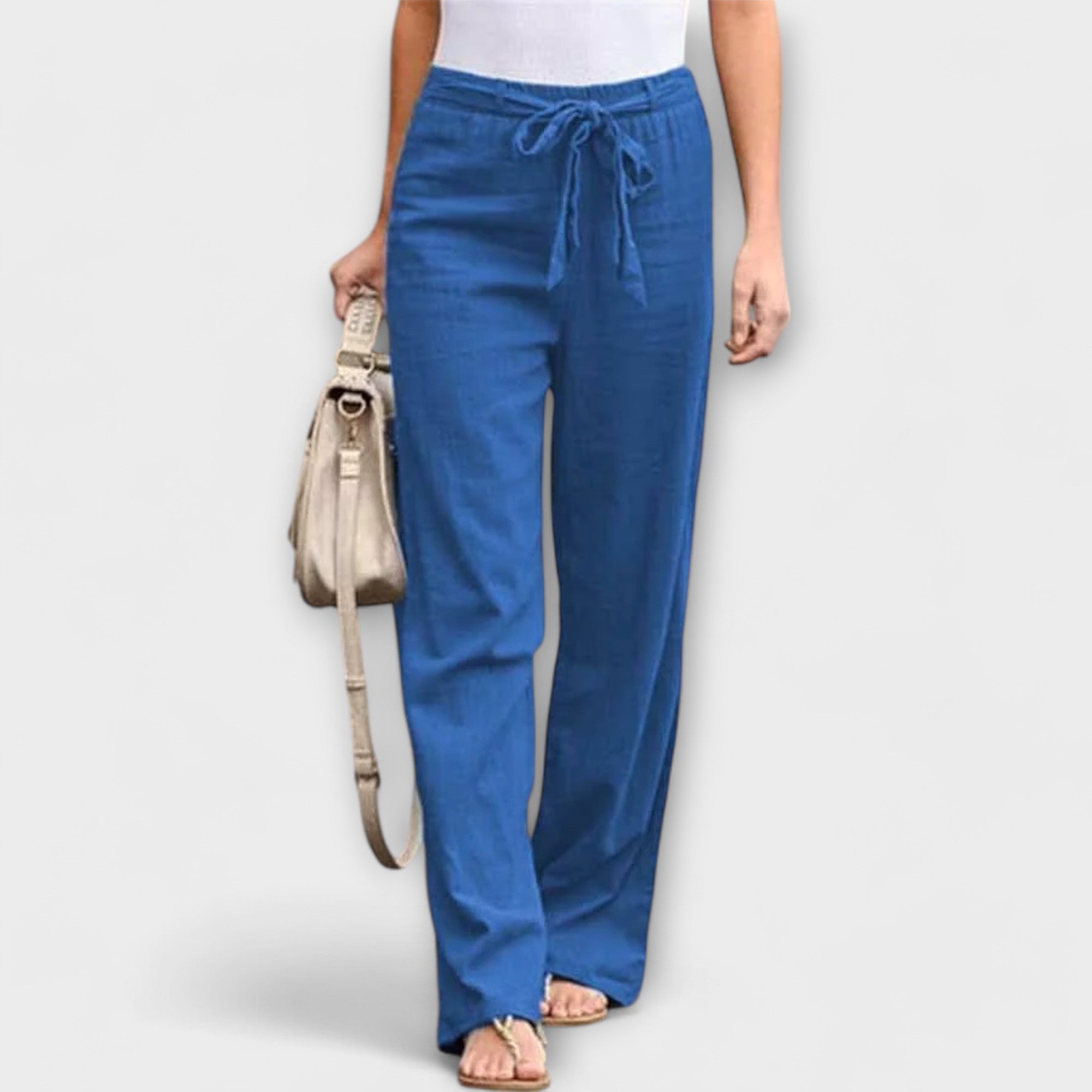Sylvia™ - Lightweight Linen Trousers