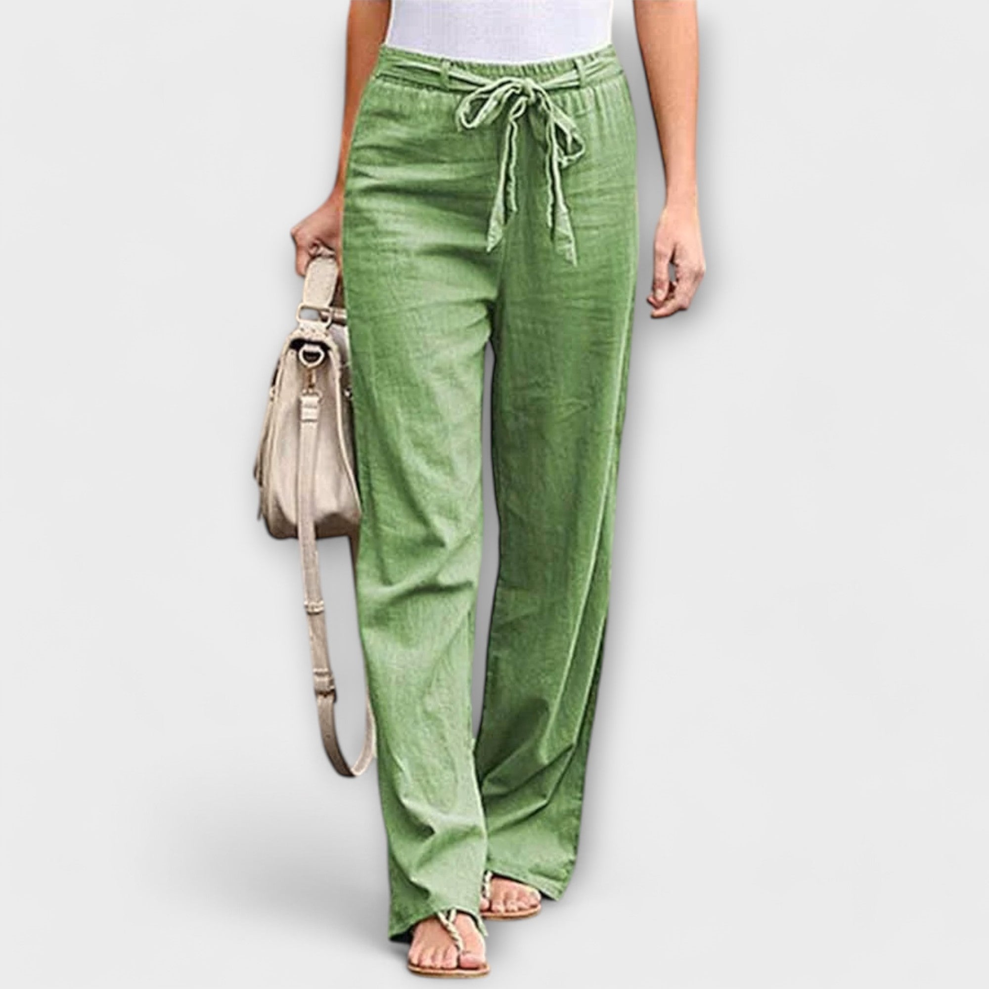 Sylvia™ - Lightweight Linen Trousers