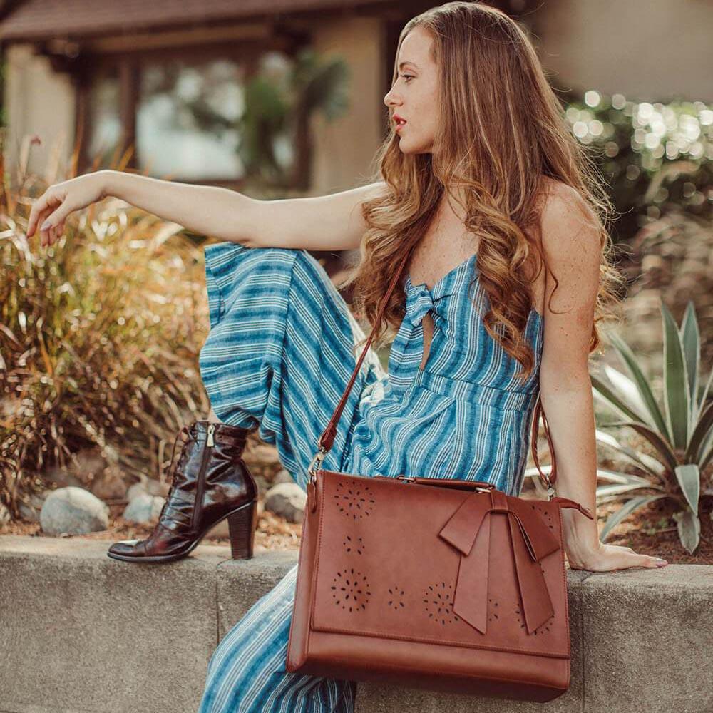 Sylvia™ | Elegant Bow-Tie Satchel